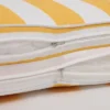 FURNIinspire Outdoor Seat Cushions 2pcs Outdoor Cushion Set Replacement, Yellow And White Stripes Seat Cushion, Multicolored, 74.4"*22.05"*2.8" -HV GUEST dc0131a1 b78d 4818 b4f6 a7b1d9980740