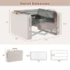 FURNIinspire Outdoor Grills, Griddles And Smokers Professional Foldable Dual Surface Charcoal Grill For BBQ System Outdoor, Beige, 16.33"*4.82"*12.8" 1 FURNIinspire Outdoor Grills, Griddles And Smokers Professional Foldable Dual Surface Charcoal Grill For BBQ System Outdoor, Beige, 16.33"*4.82"*12.8" -HV GUEST dce13609 e0eb 4176 a4f9 f8388f7e5750
