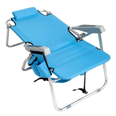 FURNIinspire Outdoor Portable Chair Adjustable Back With Extra Storage For Outdoor Adventures, Blue, 24.8"*25.6"*32.28" 7 FURNIinspire Outdoor Portable Chair Adjustable Back With Extra Storage For Outdoor Adventures, Blue, 24.8"*25.6"*32.28" - Image 5