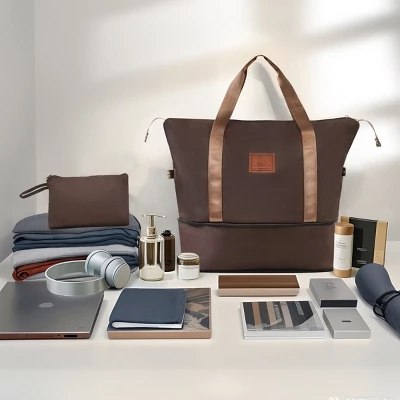 FURNIinspire Bag And Luggage Sets 3 Piece Carry On Luggage Sets, Lightweight Hard Shell Suitcase With Wheel, Bag Set, Brown, 8.9"*13.6"*21.3" 3 FURNIinspire Bag And Luggage Sets 3 Piece Carry On Luggage Sets, Lightweight Hard Shell Suitcase With Wheel, Bag Set, Brown, 8.9"*13.6"*21.3"