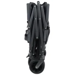 FURNIinspire Outdoor Serving Carts 3-in-1 Convertible Folding Wagon Cart Bench Seat Storage 500lbs Heavy-Duty Utility Wagon, Gray, 37"*24.02"*40.94" -HV GUEST f8e60f0c c347 47bf 9a26 c77e917f4d12