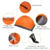 FURNIinspire Camping Tents Single Person Waterproof Dome Camping Dome Tent For Outdoor Hiking, Easy To Carry, Orange, 47.2"*78.7"*39.4" -HV GUEST fab4fe74 c404 42d2 8ebc 87641d63afb1