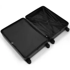 FURNIinspire Bag And Luggage Sets Travel Luggage Set Suitcase Set, 3 Piece Hard Shell Suitcases, Lightweight Suitcase, Black, 11.4"*20.1"*29.1" -HV GUEST fe241f6a 2d60 462b a31e 23ce23ac99ed