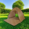 FURNIinspire Camping Tents Pop Up Beach Tent Sun Shade Shelter For Outdoor Beach Camping, Waterproof Tent Canopy, Brown, 64.96"*59.06"*43.3" -HV GUEST fec991eb b122 4828 9a83 095662ce53fc