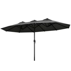 FURNIinspire Patio Umbrellas, Double Sided Twin Patio Umbrella Outdoor, Brown -HV GUEST ff9eacfb ca2f 40b7 954c aafee0ad2491